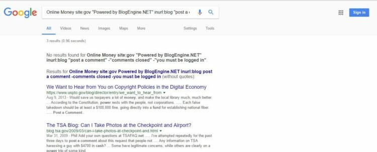 Google Search for getting list of backlinks website