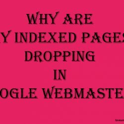 Why Are My Indexed Pages Dropping In Google Webmaster