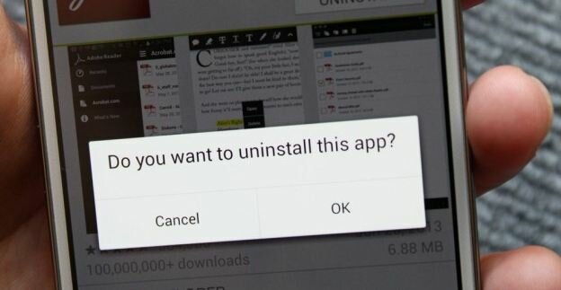 Uninstall Mobile App from your Mobile