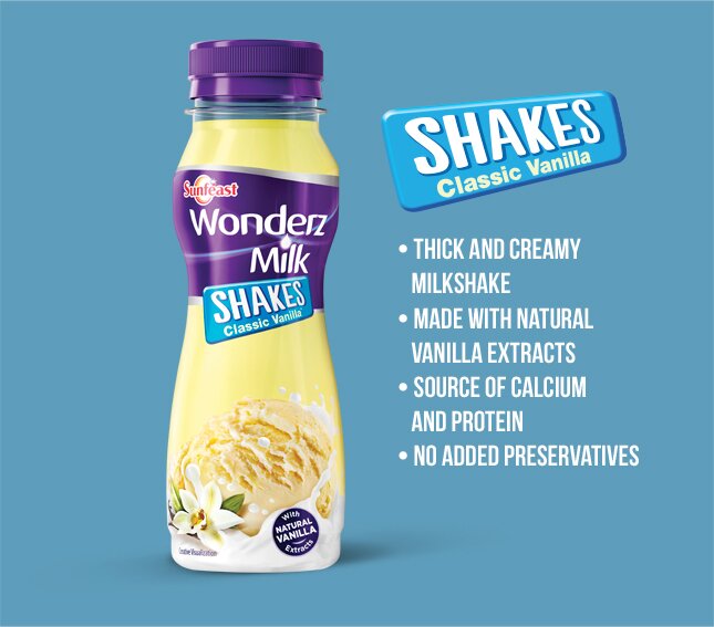 Sunfeast Wonderz Shakes Vanilla