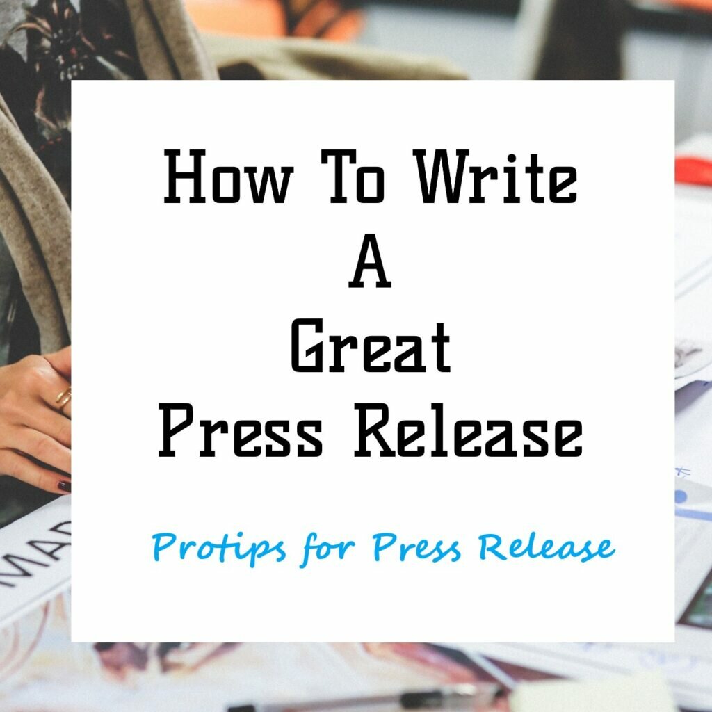 how to write a great press release