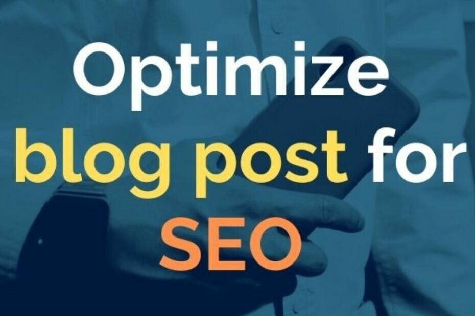 Optimize Blog Post for SEO