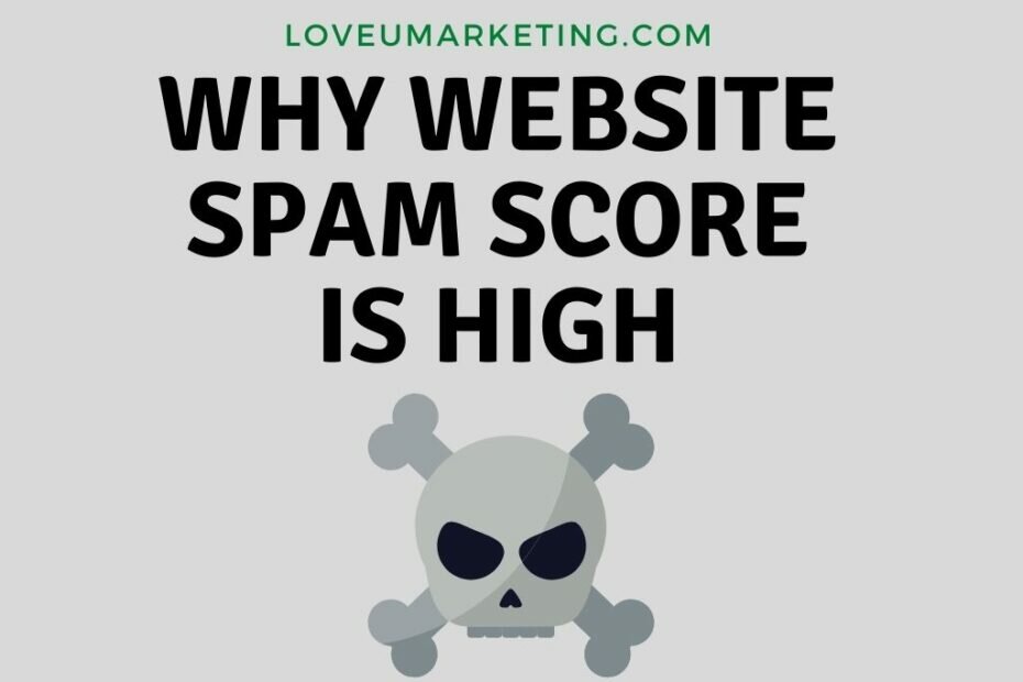 Moz Spam Score is too high